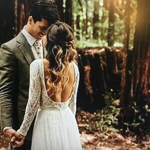 Boho wedding dress